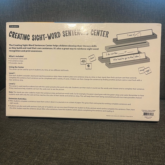 Creating sight-word sentences center - Picture 2 of 3